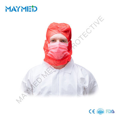 PP Non Woven Disposable Hood With Face Mask 3 Ply for Ninja hood and face mask anti duty