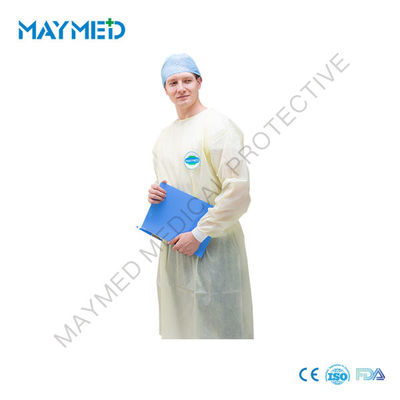 Knitted Cuffs PP Medical Disposable Isolation Gowns colorful and anti virus ISO13485
